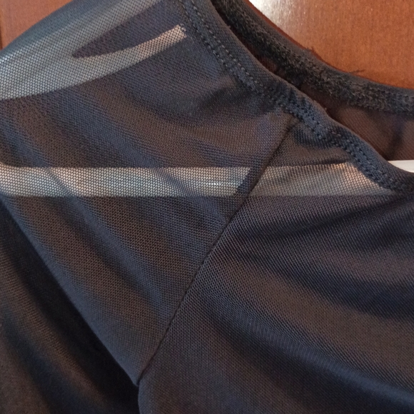 Mesh Off-Shoulder Top - Picture 2 of 2